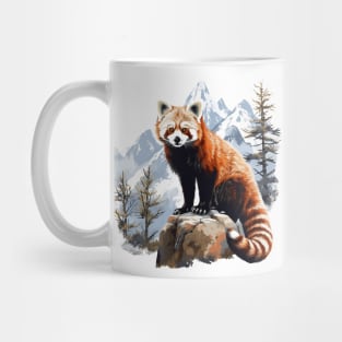 Red Panda In Nature Mug